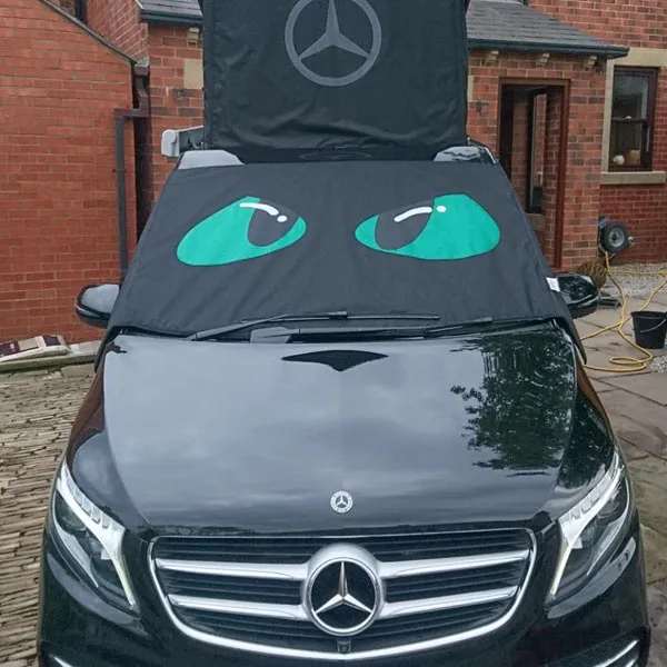 Rainbow Screens Mercedes Campervan Thermal Windscreen cover